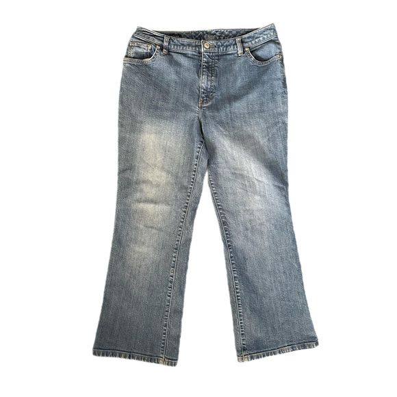 Lands End Straight Leg Jeans, Size 10, Pre-owned - Picture 1 of 5